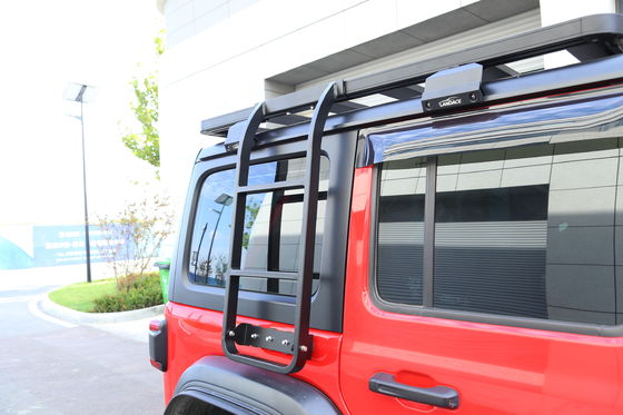 Instalação fácil Escadaria lateral dupla Escadaria de telhado de carro para JEEP Wrangler 2018-2023 JL JK