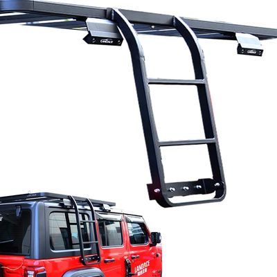 2018-2023 Wrangler JL JK Parte traseira JEEP JL Escada lateral preta para decoração de proteção