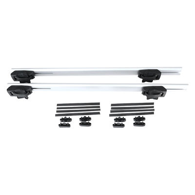 Extrusão Alumínio Caminhão Cama Barra cruzadas 117cm Roof Rack Rails