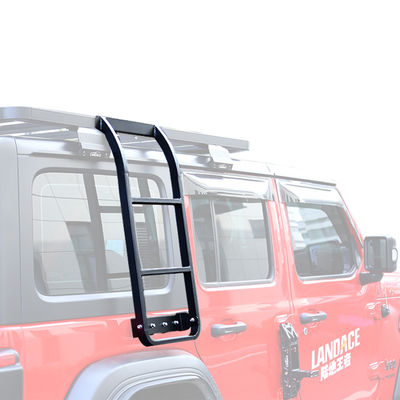 2013-2017 Jeep Wrangler JL JK Escada lateral preta para fácil acesso ao porta-malas e ao porta-chuva