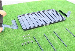 Off Road Alumínio Jeep Wrangler JL Cargo Rack de Armazenamento com Mesa Elegante e Prático