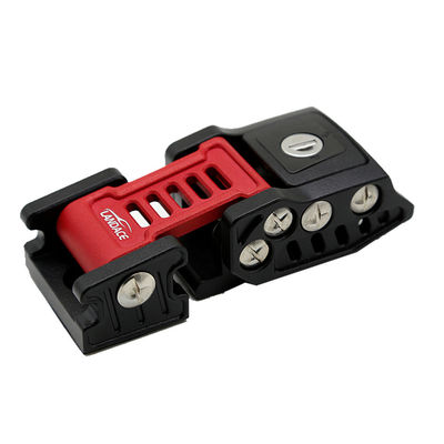 Kit de capuz de bloqueio preto de liga de alumínio para personalização exterior do SUV WranglerJL