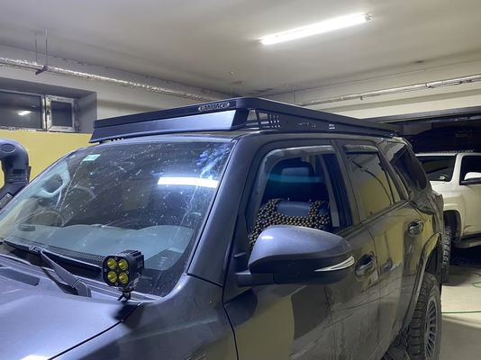 Roof Mount Black Aluminium Alloy Roof Rack para 4Runner Melhorar o seu Veículo de Aventura