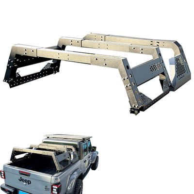 Jeep Gladiator JT Tub Rack com suportes de barras de rolamento ajustáveis universais 1336*1529*505