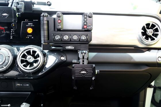 Plataforma de liga de alumínio 198.5X201X78mm Jeep Wrangler Truck Acessórios Painel de comutação