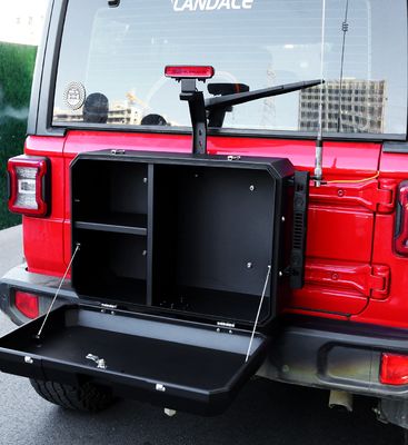 Jeep Wrangler JL JK 2018-2018 Porta traseira caixa de armazenamento exterior para fácil instalação