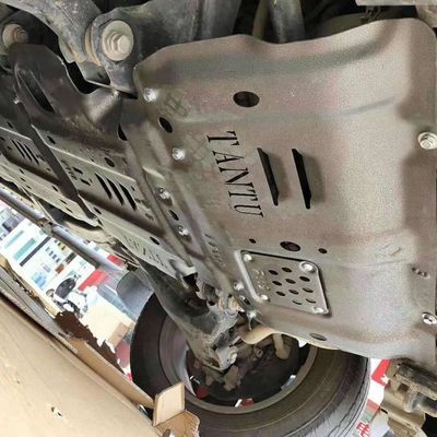 Pintura preta placa de proteção de chassi de 5,0 mm para 2018-2019 Toyota Tundra veículo pesado