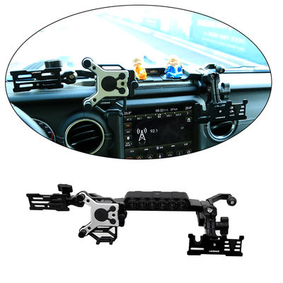 4x4 Acessórios de veículos Alumínio liga Consola central Bracket Porta-telefone móvel para Jeep