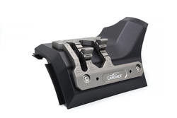 Aço de carbono Landace Prato preto revestido de pó suportes de montagem de luz com usinagem CNC