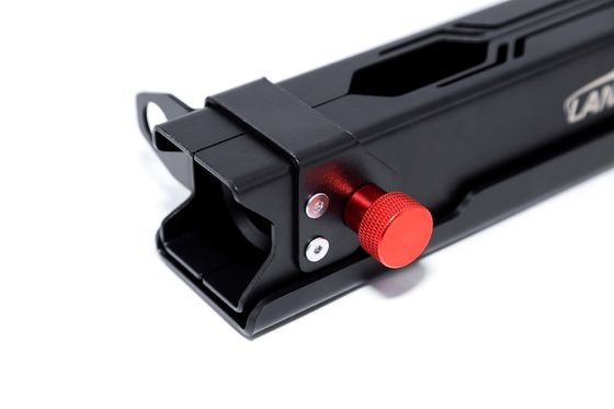 Alumínio resistente à ferrugem 323X78X86mm suporte de mastro de bandeira para Jeep multifuncional