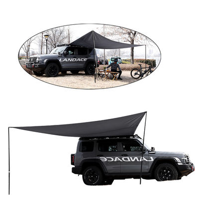 4x4 Roof Top Tent com dossel lateral e telhado de camuflagem
