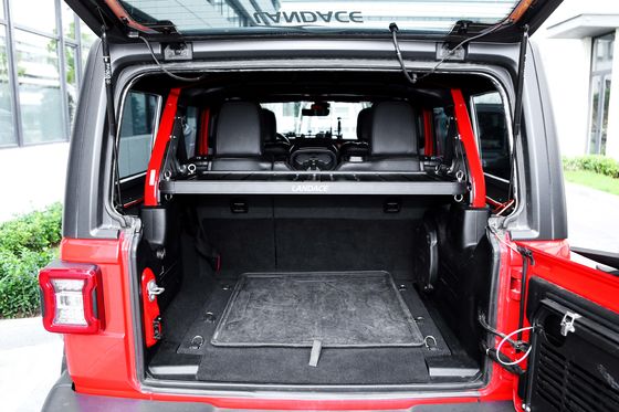 15.7kg interior rack prateleira para Jeep Wrangler JL Customização de armazenamento expansão do porta-malas