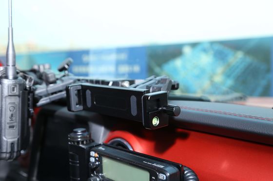 JEEP Car Fitment Alumínio Alloy Central Console Bracket para porta-telefones móveis Preto