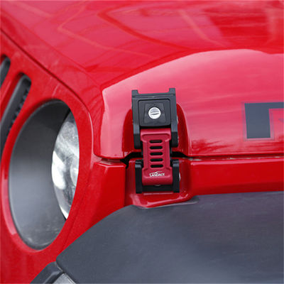 JEEP Wrangler JL Gladiator Off-road Veículo Alumínio liga de capô fechaduras de bloqueio 133 * 56 * 42mm
