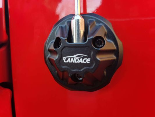 74*74*30mm Cobre de base de antena de liga de alumínio preto primário para Jeep Wrangler JL JK