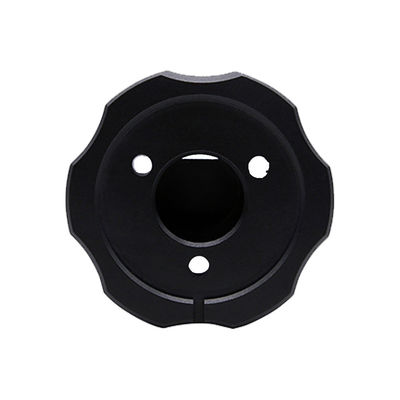 74*74*30mm Cobre de base de antena de liga de alumínio preto primário para Jeep Wrangler JL JK