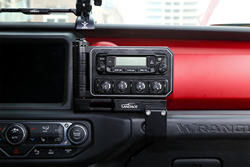 Painel de comutação Jeep Wrangler com suporte de liga de alumínio e montagem de ângulo ajustável