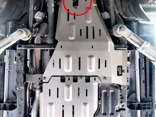 Jeep Wrangler JL JK 4x4 Liga de alumínio sob proteção do motor Proteção Skid Plate preto
