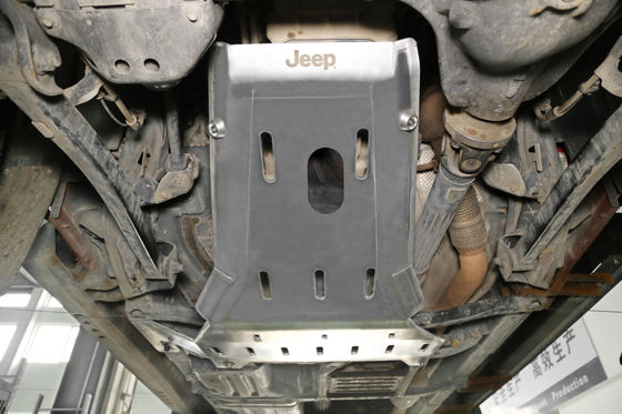 Jeep Wrangler JL JK 4x4 Liga de alumínio sob proteção do motor Proteção Skid Plate preto