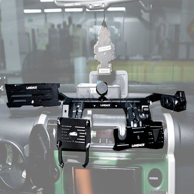 Suporte de console central de liga de alumínio para suporte de telefone de carro multifunção sem carregador