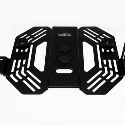 Suporte de caixa de armazenamento de telhado de aço inoxidável para a compatibilidade JEEP
