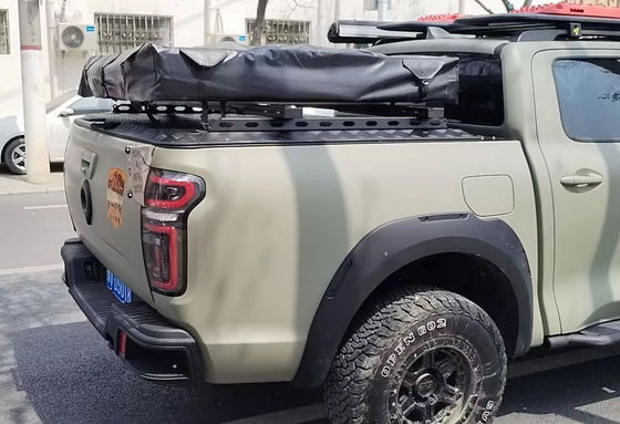 Cobertura de Tonneau retrátil para caminhão-piloto Ranger T6 T7 Sem instalação de perfuração