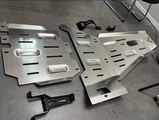 1810*870*8mm Off Road Alumínio Ligação Sob Motor Cobertura Lodo Flap Guarda Skid Plate para JEEP Wrangler JL JK