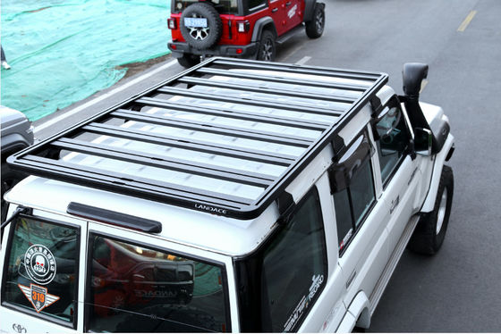 Racks de telhado de alumínio revestido em pó personalizados 189x122x30 Dimensões