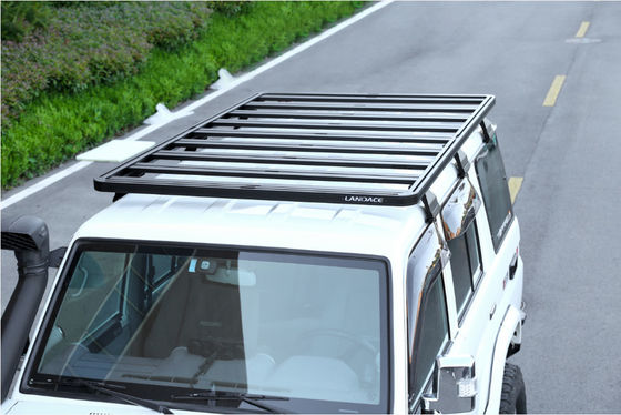 LC150 4x4 Carros Roof Rack Feito de liga de alumínio com acabamento de revestimento em pó de alta E-coat