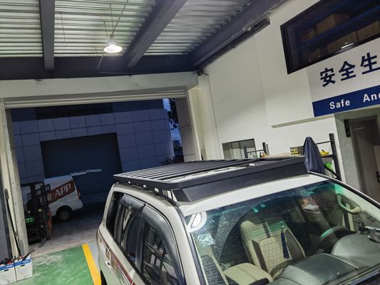 Acessórios para telhados de automóveis planos de liga de alumínio para TOYOTA LAND CRUISER LC200