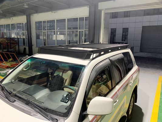Acessórios para telhados de automóveis planos de liga de alumínio para TOYOTA LAND CRUISER LC200
