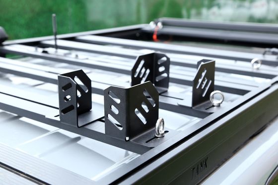 Extensão de rack de telhado plano de aço inoxidável para acessórios 4WD e modelos universais de carros