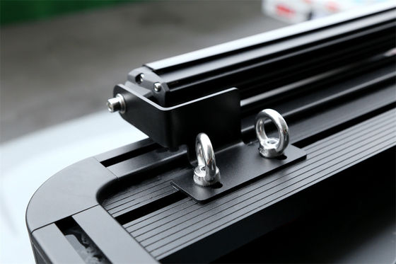 304 aço inoxidável telhado plano estante de barra de luz suporte de montagem para modelos universais de automóveis