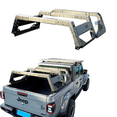 Tenda de automóvel Multifuncional Tub Rack Ajustável e revestimento em pó preto para 4x4 Roof Top