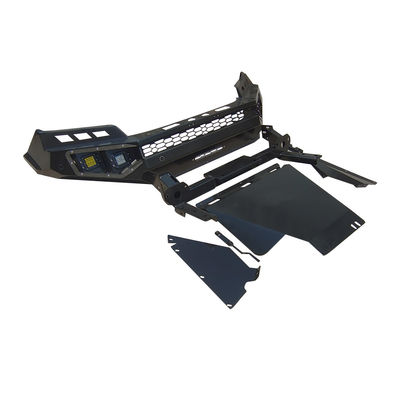 Nissan Navara NP300 Para-choque dianteiro Para-choque traseiro com pneu Jerrycan Carrier Winch Bull Bar 185x65x55CM