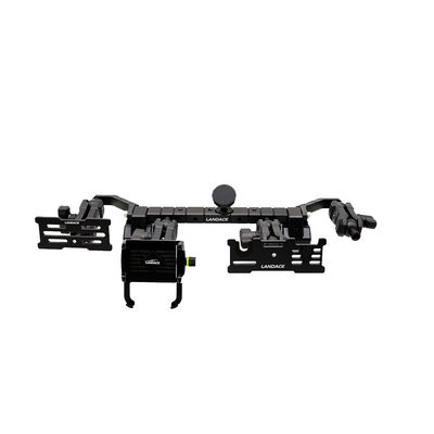 Monte telefônico de liga de alumínio de anodização dura para Jeep Wrangler JL JK Center Dash Console