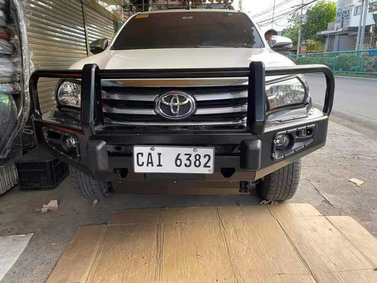 Lâmpada de LED e bandeja de montagem de guincho placa dianteira para Toyota Hilux D-Ring Incluído