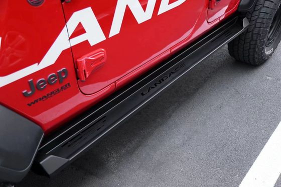Jeep Wrangler JL JK Side Step Pedal Running Board com revestimento em pó de liga de alumínio