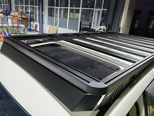 Montador de telhado de automóvel de alumínio de alta capacidade de carga para Toyota Land Cruiser LC 200