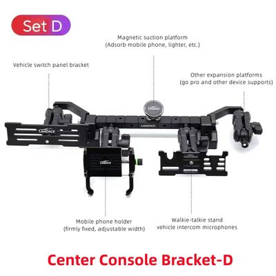 Consola Telescópica Centro Bracket Set D N.W. 0,45KG 262X488X96mm para operação suave