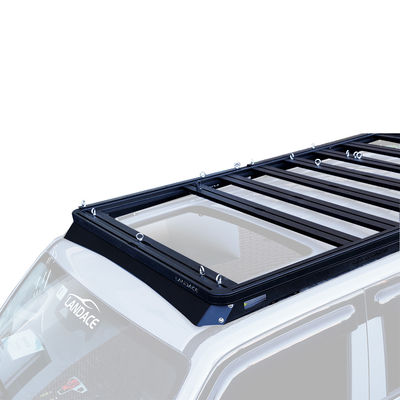 TOYOTA LC200 Modelo de carro Alta 4X4 Alumínio Solar Car Roof Racks com montagem de espinha dorsal
