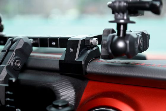 Jeep Wrangler JL Alumínio Console Center Bracket Montador de Painel de instrumentos para Porta-telefone de carro