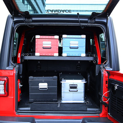 Landace Logotipo Design Único Prato revestido de prato prateleira de armazenamento para Jeep Wrangler porta traseira