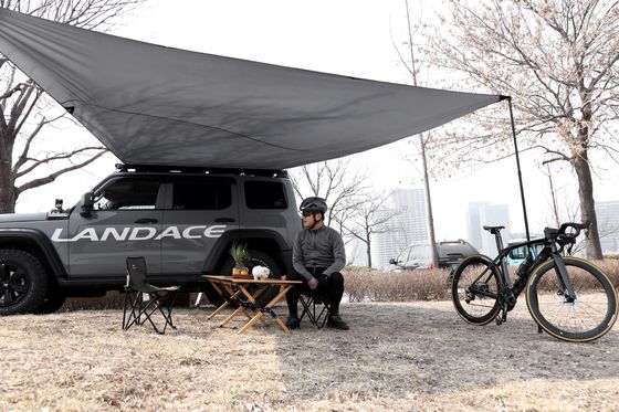Caixa de suporte de telhado de alumínio para tanque 300 Plataforma multifuncional para aventuras off-road