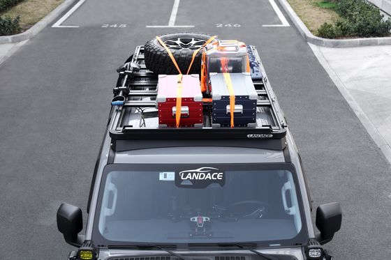 Caixa de suporte de telhado de alumínio para tanque 300 Plataforma multifuncional para aventuras off-road