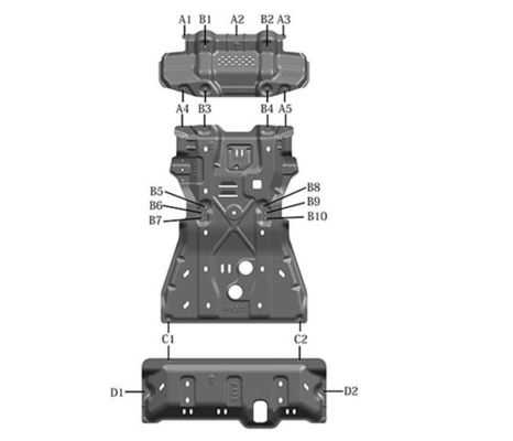Melhore o seu Toyota Fortuner 4X4 com o Kit de Proteção Original do Corpo