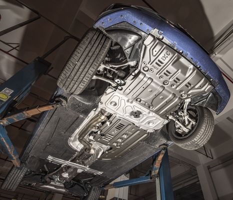 Acessórios exteriores BMW Placa de deslizamento de liga de alumínio com revestimento em pó