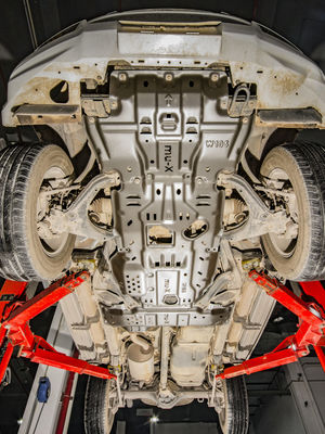 Tanque de combustível de blindagem protetora para ISUZU MU-X DMAX Compatível com o tamanho original