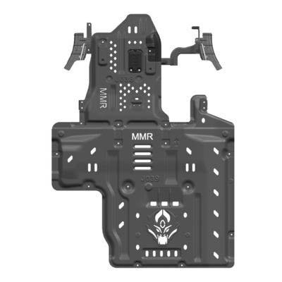 Veículo elétrico híbrido Jeep Wrangler 3D Proteção subcorporal Bateria Proteção Escudo Prateado