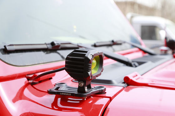 Jeep Wrangler JL Rear Hitch Mount LED Light Design Style Custom Bracket de liga de alumínio